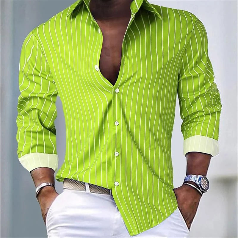 Chemise rayée homme | Respirante