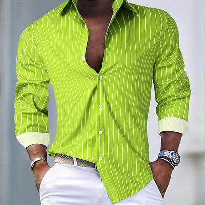 Chemise rayée homme | Respirante