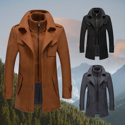 Homme Manteau d'hiver à la mode | Long