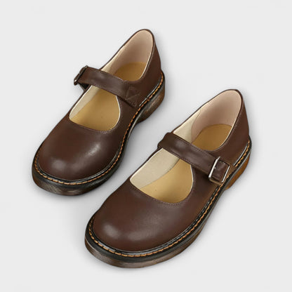 Chaussures Mary Jane rétro femme | bouts ronds