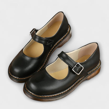 Chaussures Mary Jane rétro femme | bouts ronds