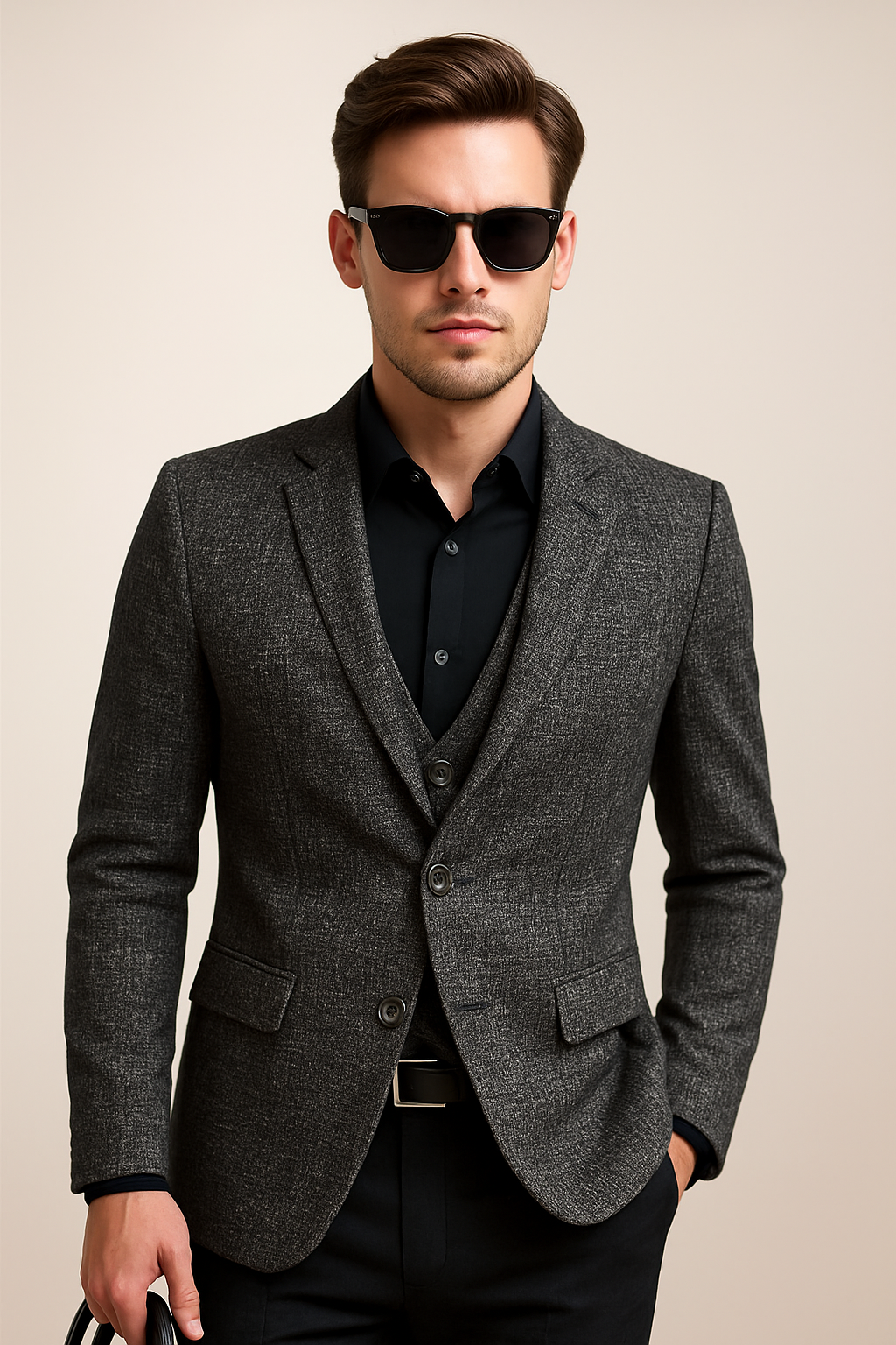 Blazer Uomo Formale a Maniche Lunghe | con Rever Cadente