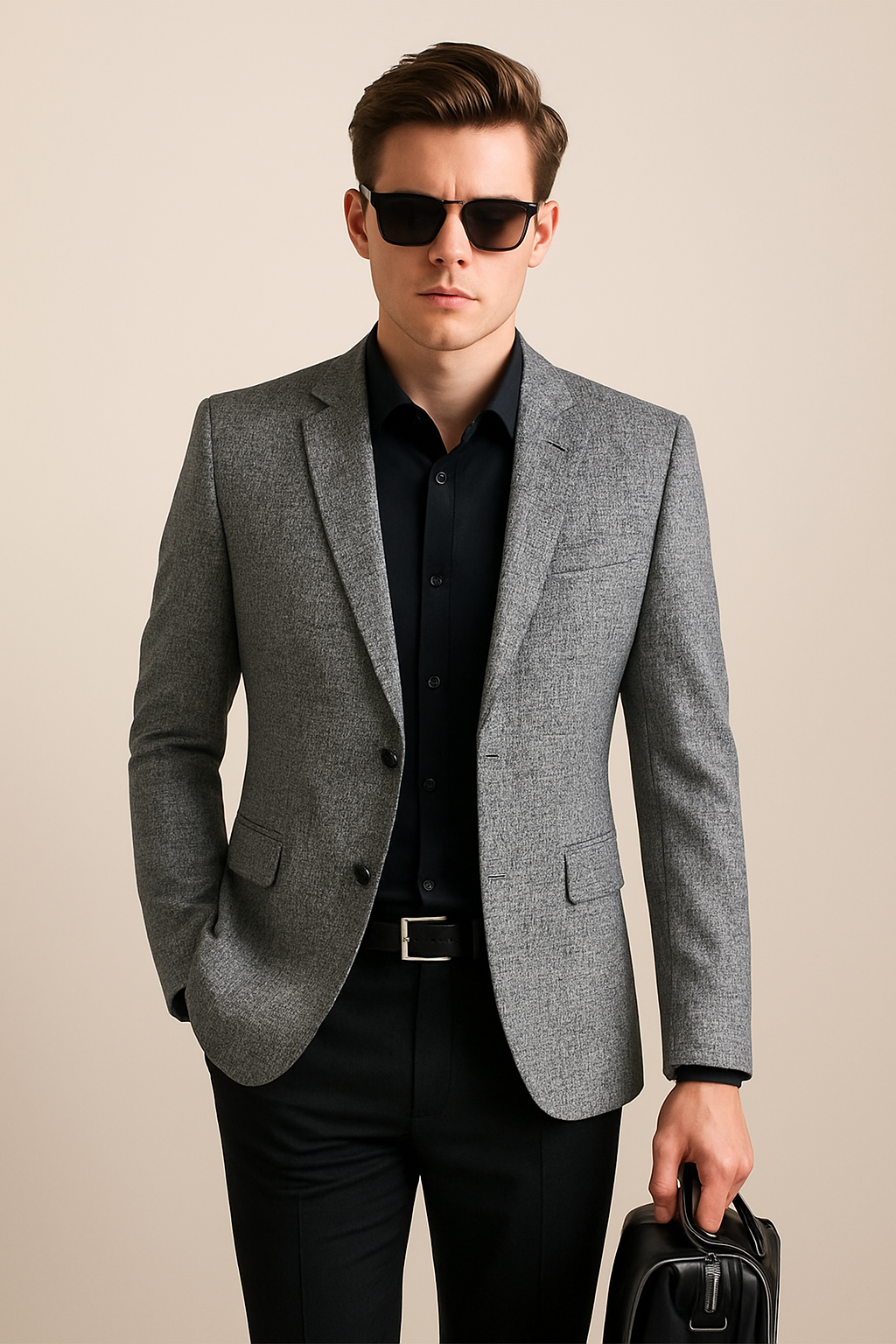 Blazer Uomo Formale a Maniche Lunghe | con Rever Cadente