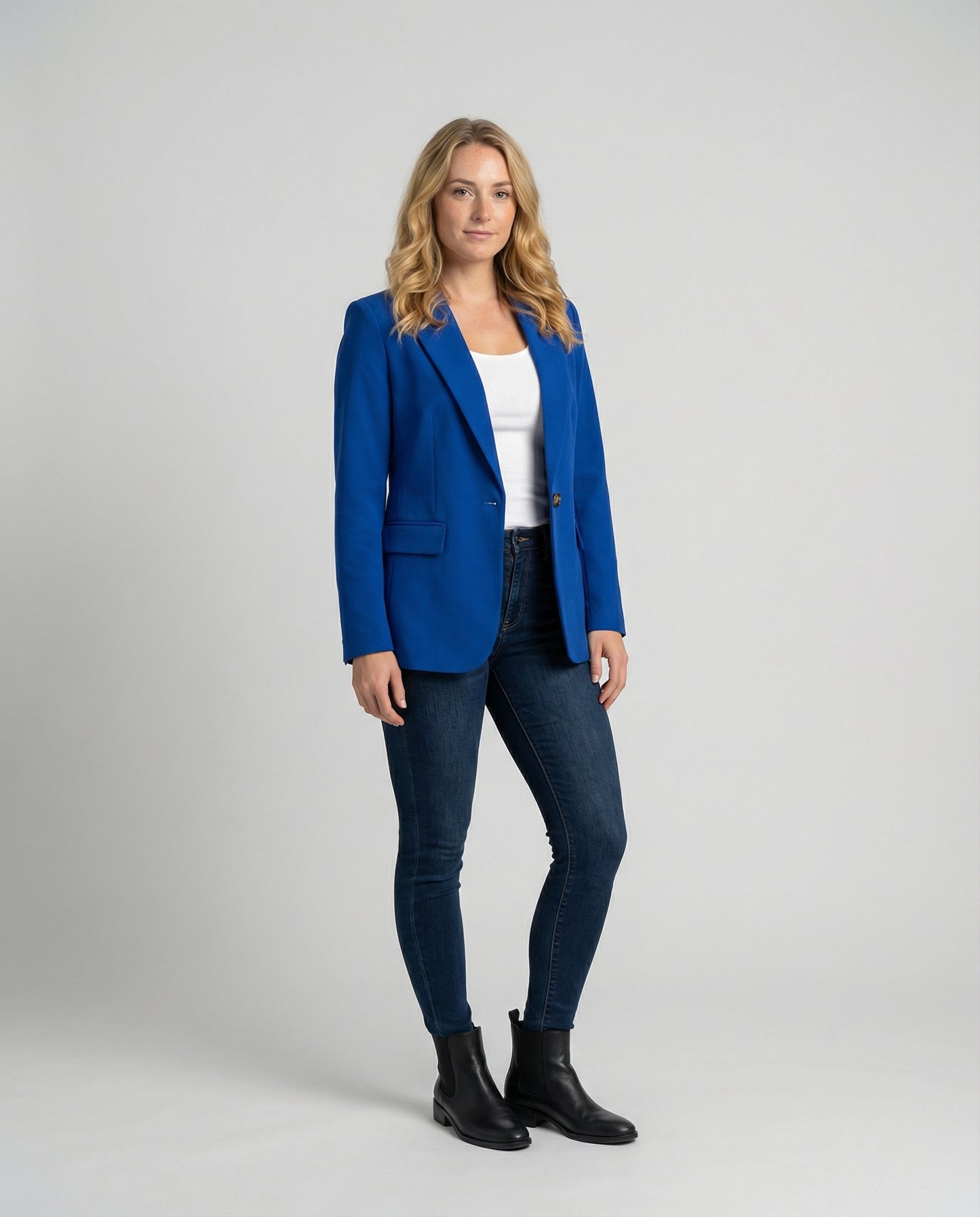 Blazer de oficina para mujer | Solapa con cuello