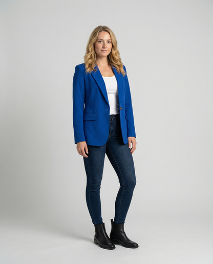 Blazer de oficina para mujer | Solapa con cuello