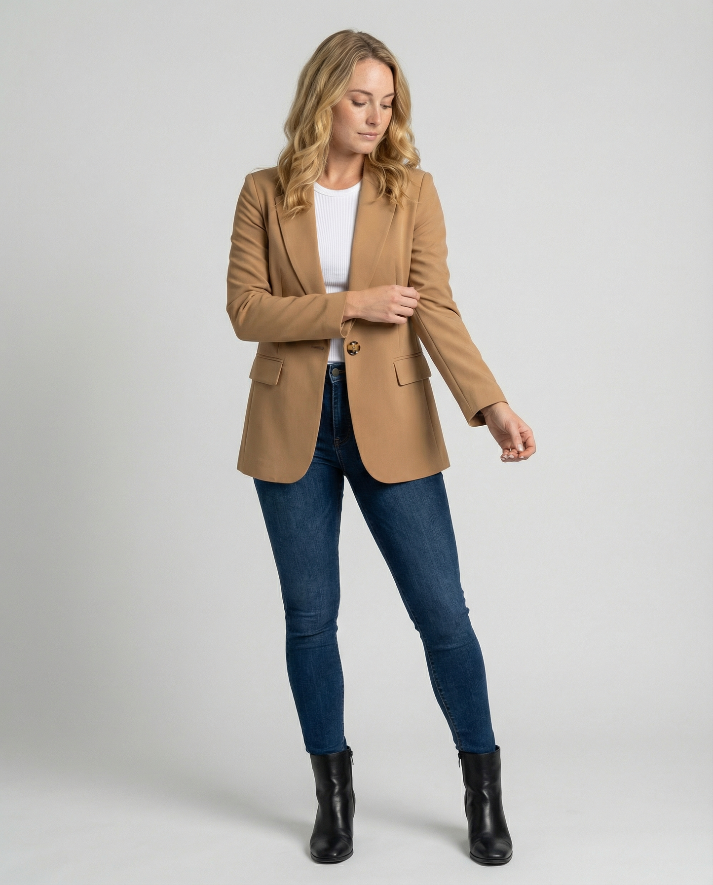Blazer de oficina para mujer | Solapa con cuello