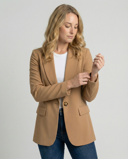 Blazer de oficina para mujer | Solapa con cuello