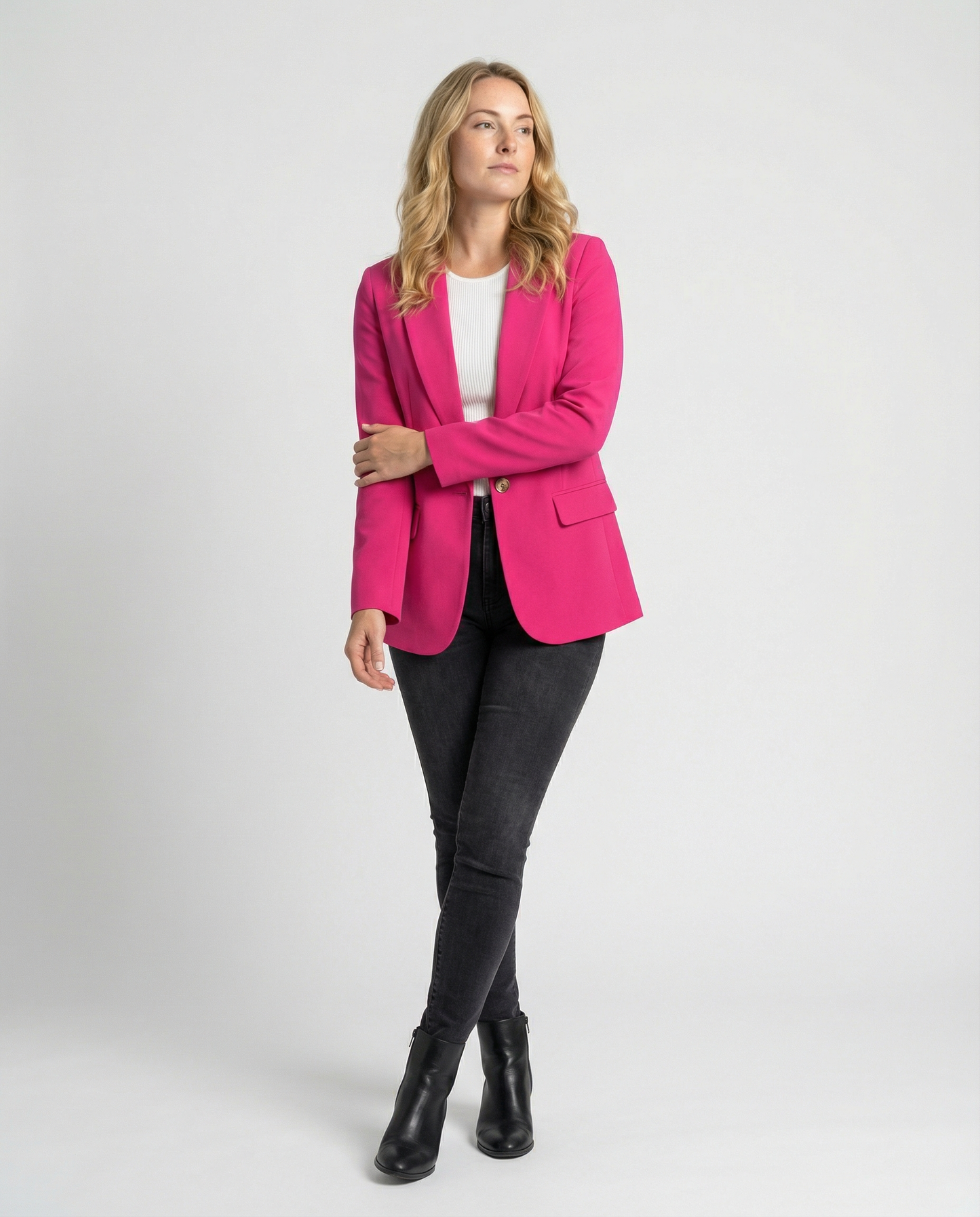 Blazer de oficina para mujer | Solapa con cuello