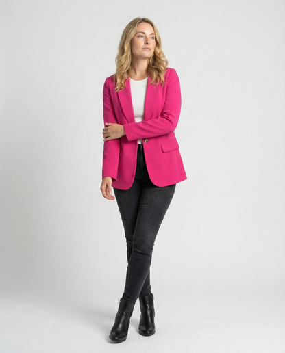 Blazer de oficina para mujer | Solapa con cuello