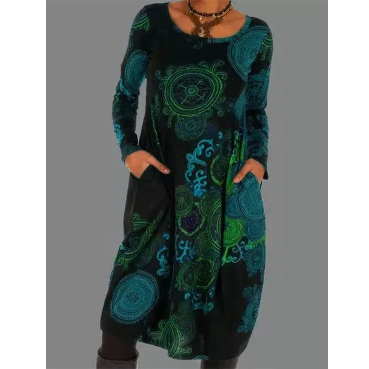 Robe d'hiver élégante femme | Midi