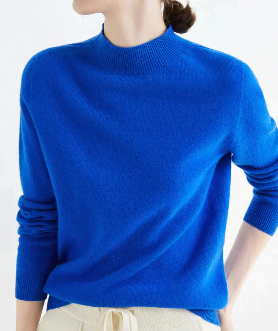 Pull doux et court pour femme