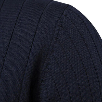 Suéter cómodo con cremallera para hombre