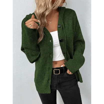 Cardigan en maille long pour femme | Chaud