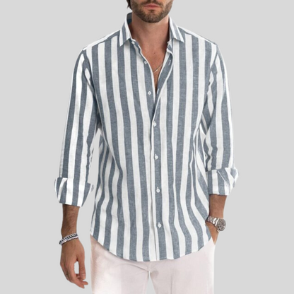 Chemise rayée pour homme | Manches longues