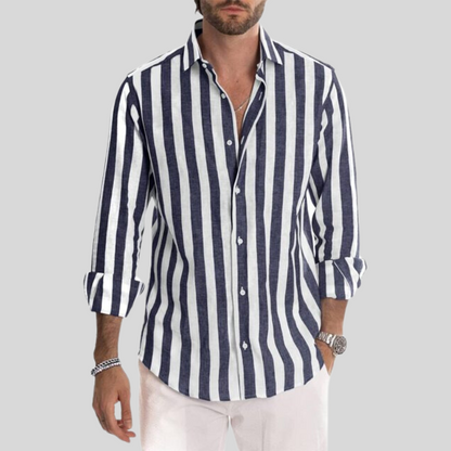 Chemise rayée pour homme | Manches longues