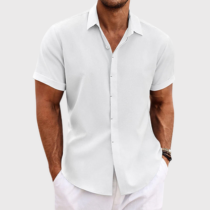 Chemise en lin manches courtes homme | Été