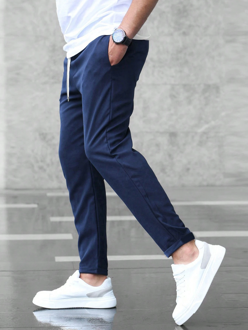 Pantalon de jogging coupe slim homme | Avec cordon de serrage