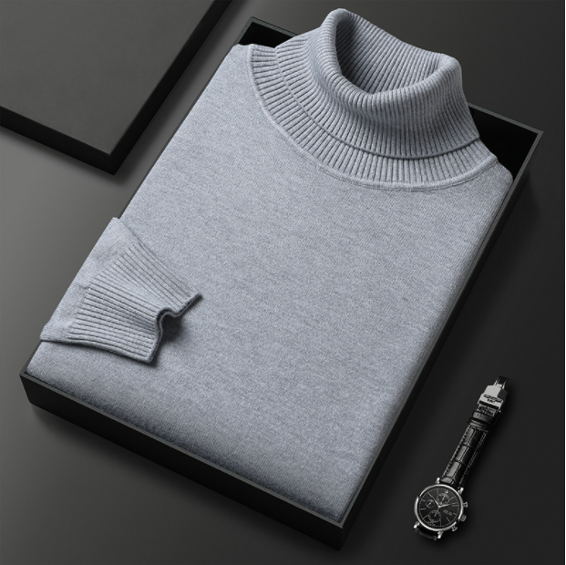 Homme Pull col roulé | Chaud