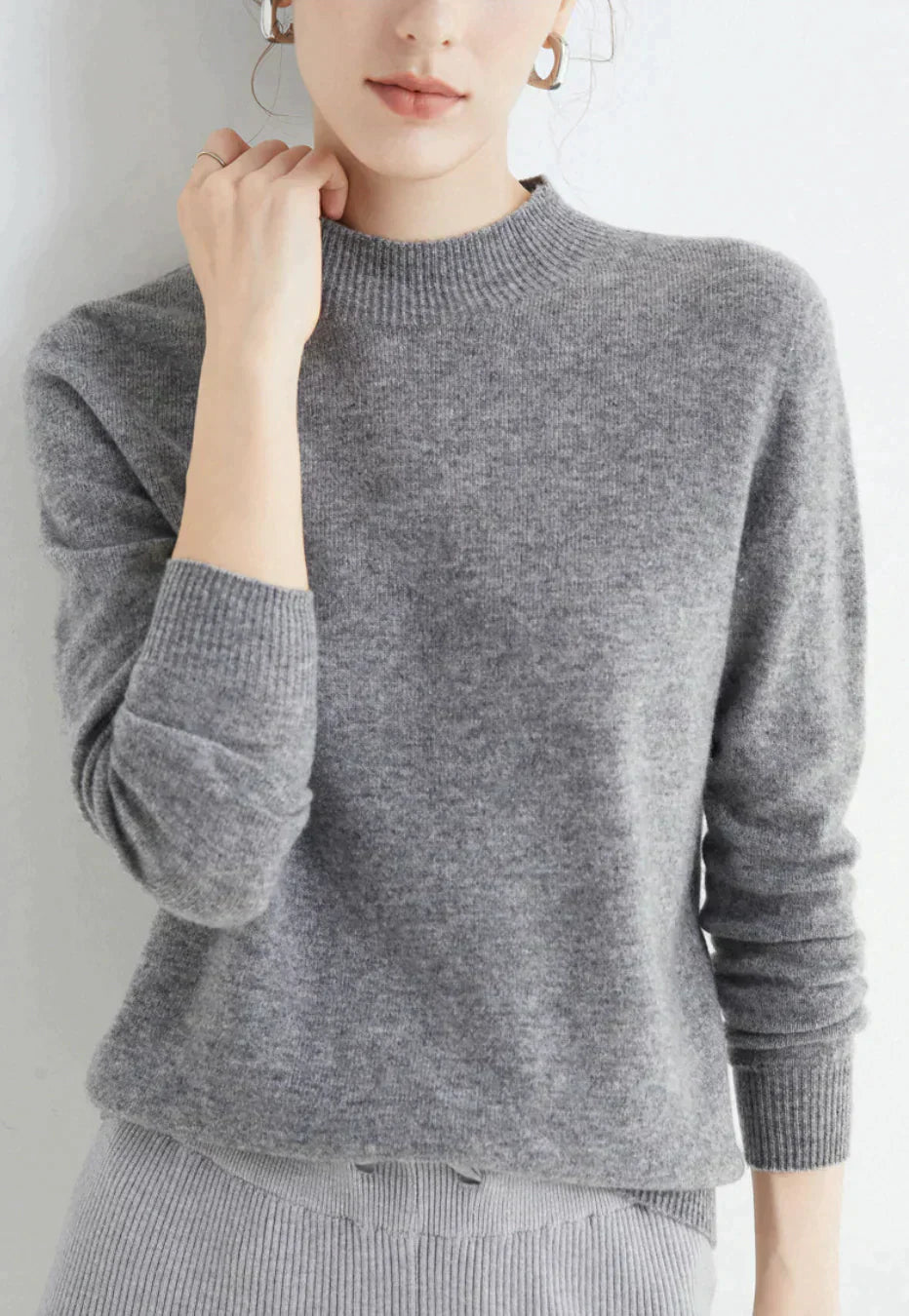 Pull doux et court pour femme