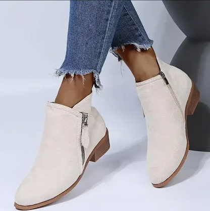 Bottines confortables pour femmes | Fermeture éclair