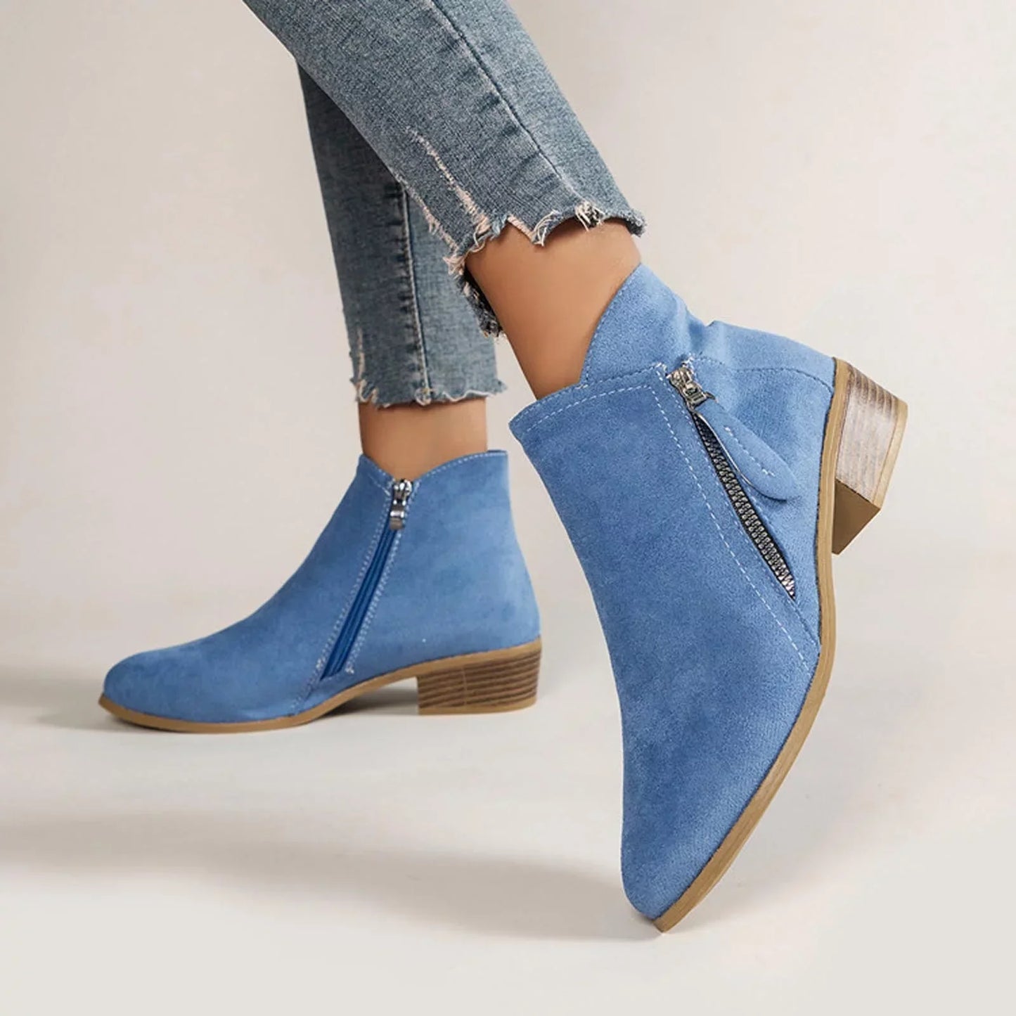 Bottines confortables pour femmes | Fermeture éclair