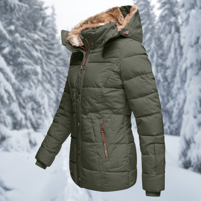 Chaqueta elegante de invierno para mujer | Caliente