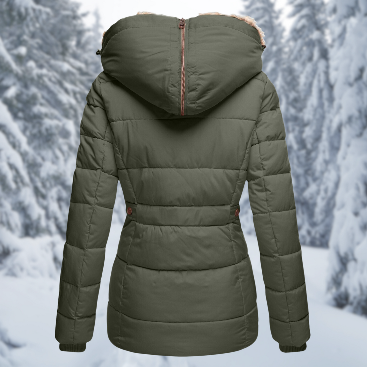 Chaqueta elegante de invierno para mujer | Caliente