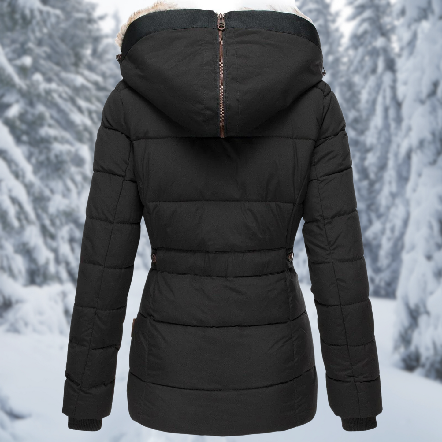 Chaqueta elegante de invierno para mujer | Caliente
