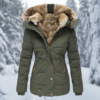 Chaqueta elegante de invierno para mujer | Caliente
