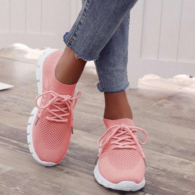 Baskets élégantes confortables pour femme