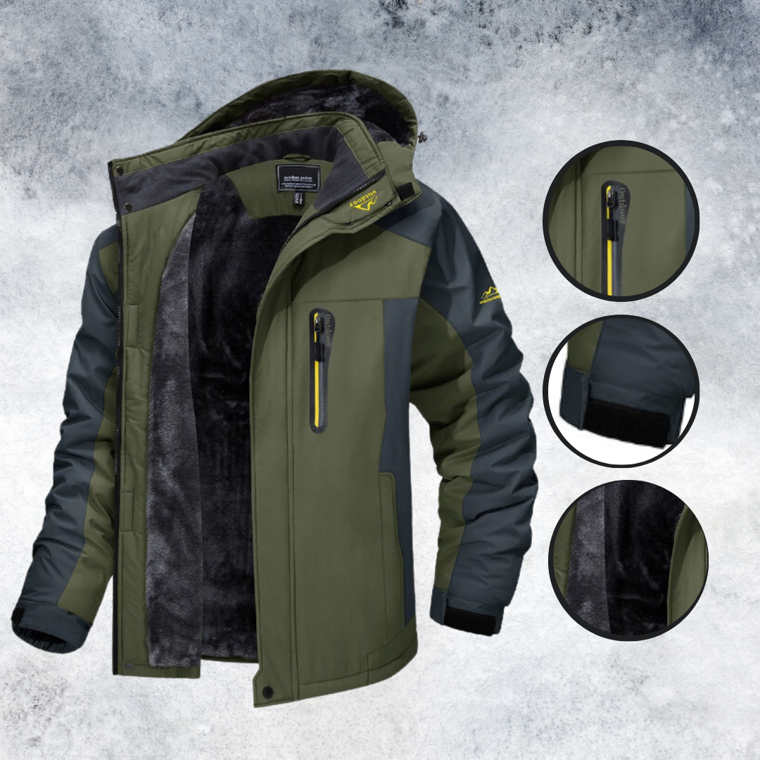 Veste d'hiver fonctionnelle pour hommes | Imperméable