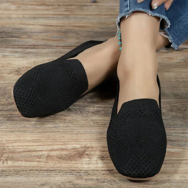 Mocassins tricotés pour femmes | Enfilage facile