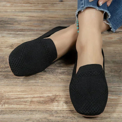 Mocassins tricotés pour femmes | Enfilage facile