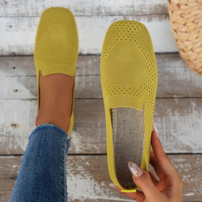 Mocassins tricotés pour femmes | Enfilage facile