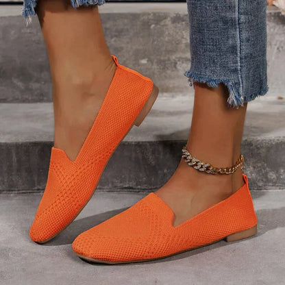 Mocassins tricotés pour femmes | Enfilage facile