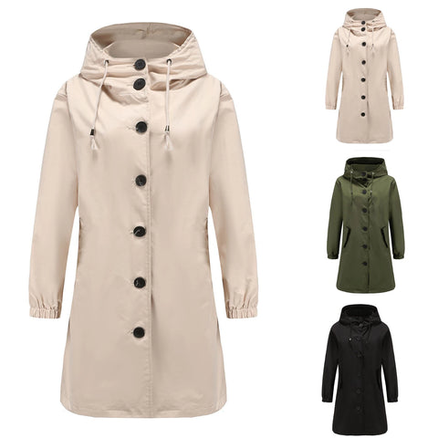 Trench coat alla moda da donna | Lungo
