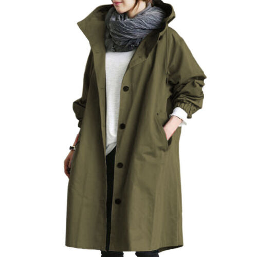 Trench coat alla moda da donna | Lungo
