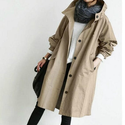 Trench coat alla moda da donna | Lungo