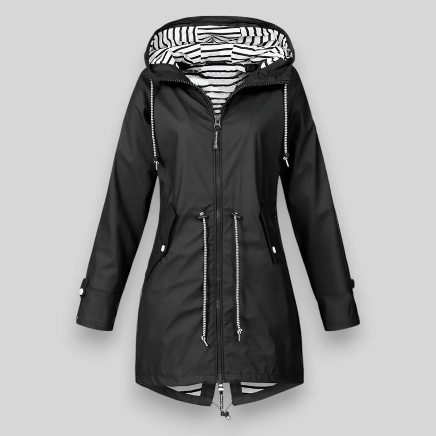 Veste d'hiver imperméable longue et élégante pour femme
