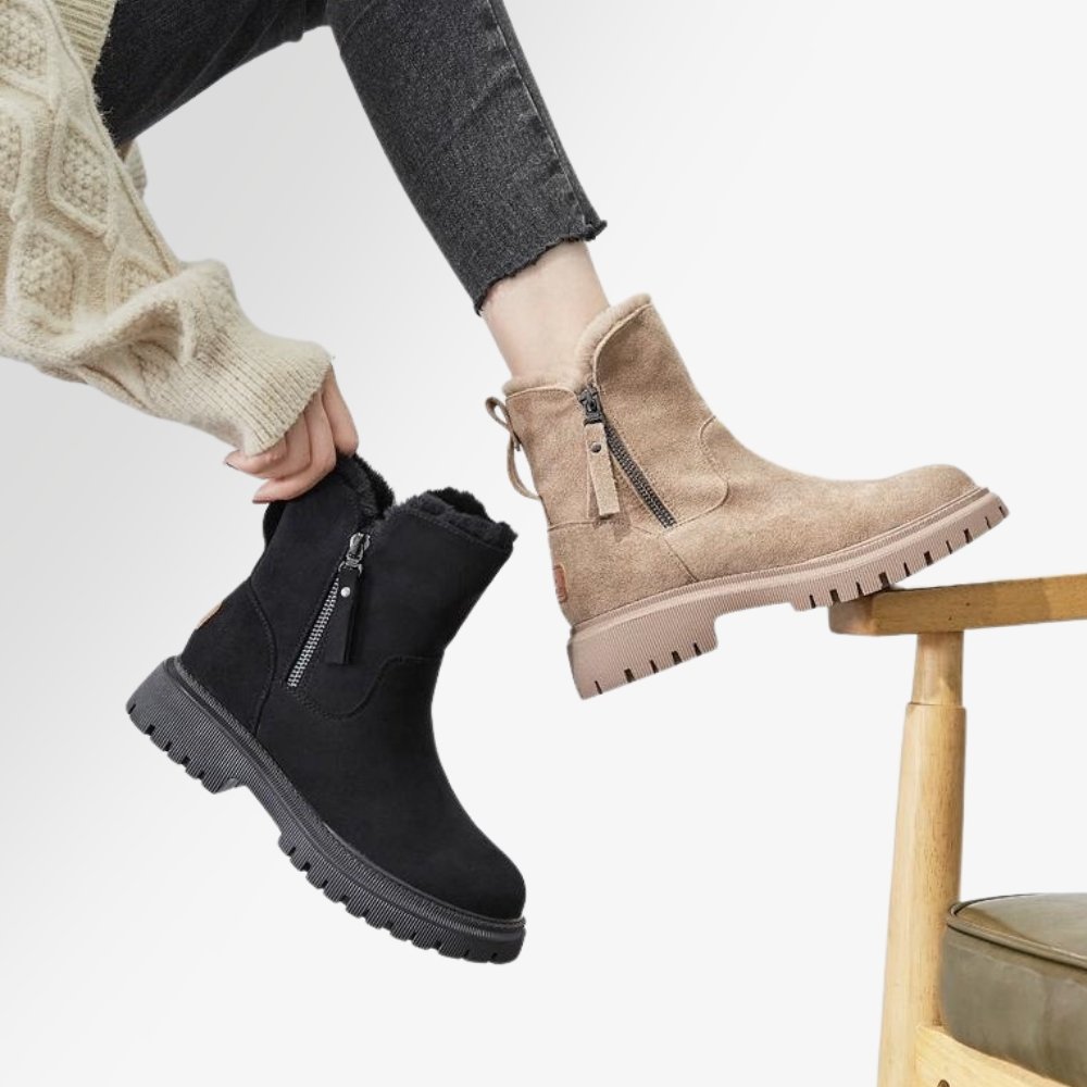Bottes d'hiver confortables pour femmes | Doublées