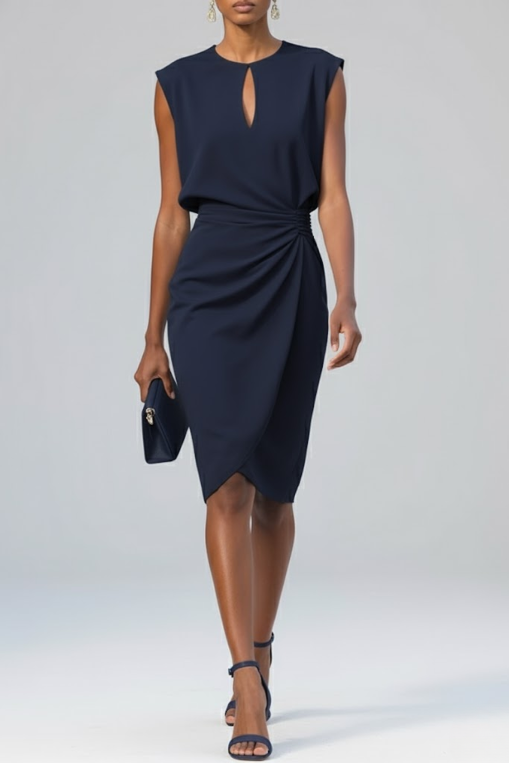 Robe cocktail fourreau femme | midi