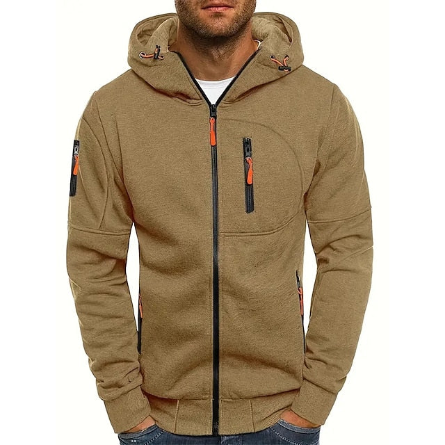 Herren Übergangs Winterjacke | Reißverschluss