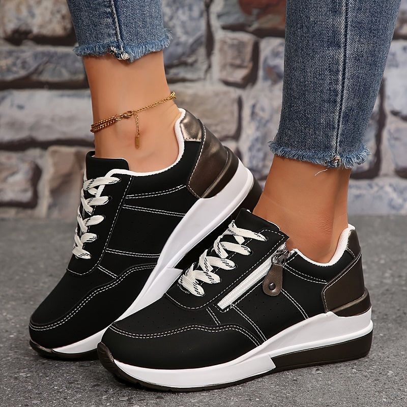 Damen Plateau Sneaker | Bequem