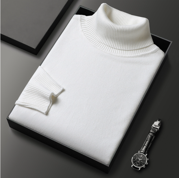 Homme Pull col roulé | Chaud