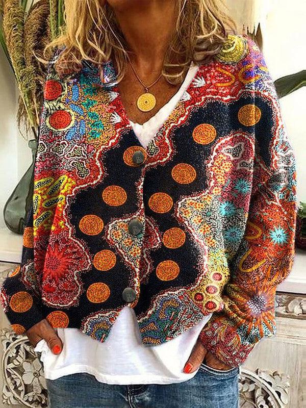 Damen Strick Cardigan | Farbenfroh