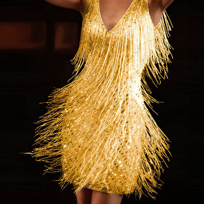 Women's Evening Sequin Dress | Mini