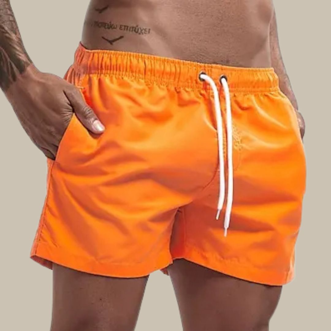 Short de bain été homme | Avec cordon de serrage et poches latérales