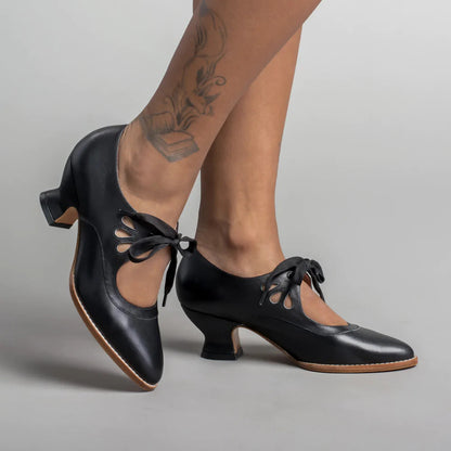 Escarpins vintage pour femmes | À lacets