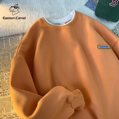 Sweat-shirt femme à col rond et manches longues – Derna