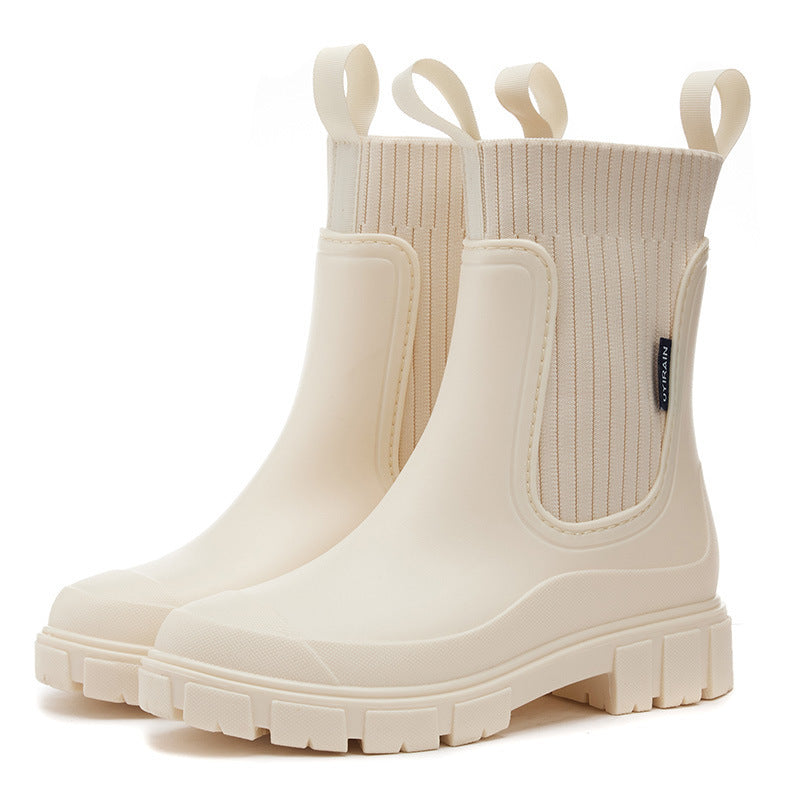 Bottes de pluie en caoutchouc pour femmes | Imperméables